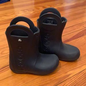Croc Rain Boots - Like new!